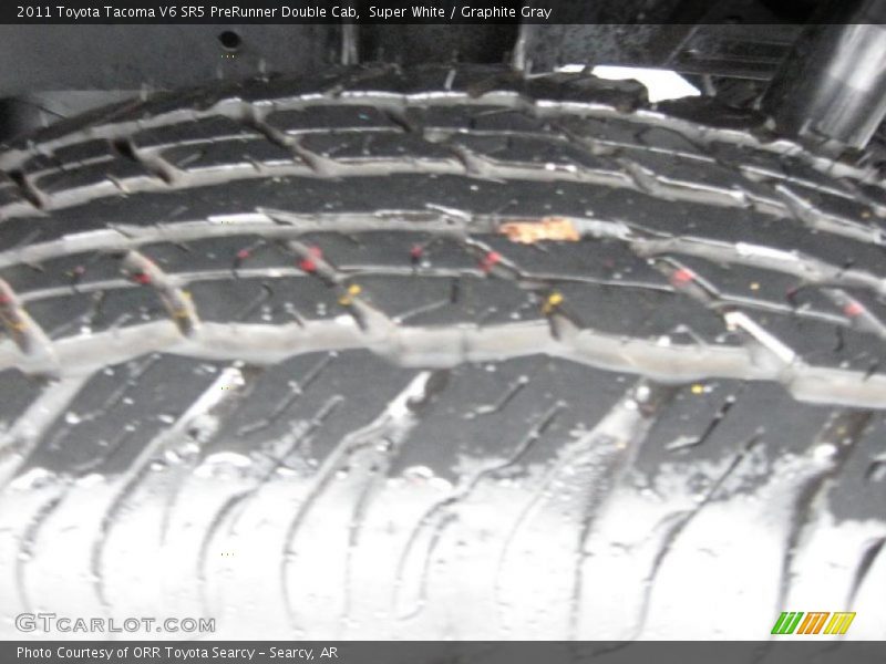 Super White / Graphite Gray 2011 Toyota Tacoma V6 SR5 PreRunner Double Cab
