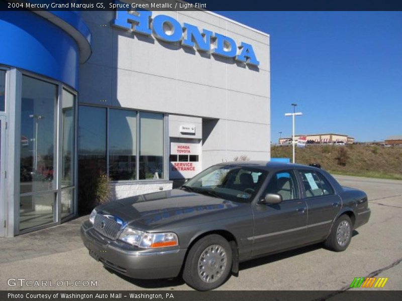 Spruce Green Metallic / Light Flint 2004 Mercury Grand Marquis GS