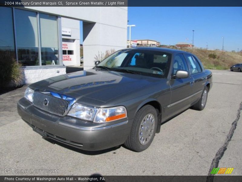 Spruce Green Metallic / Light Flint 2004 Mercury Grand Marquis GS
