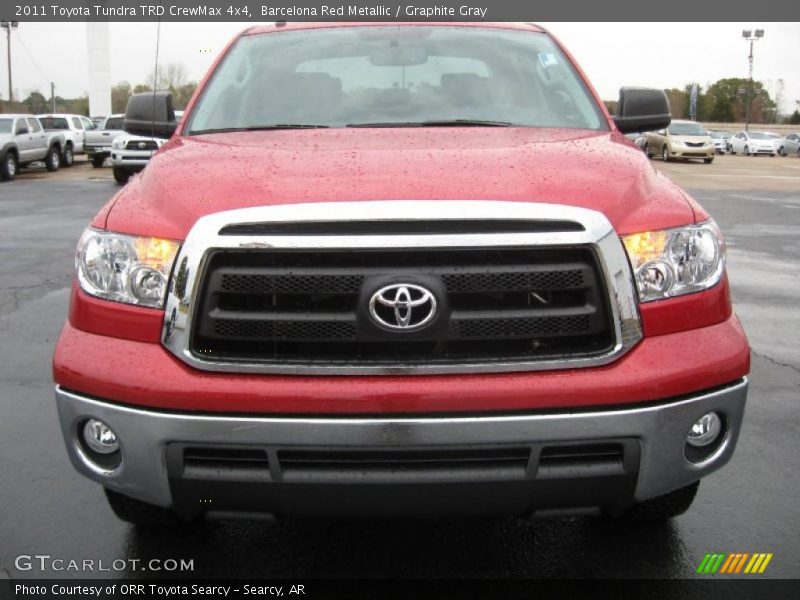 Barcelona Red Metallic / Graphite Gray 2011 Toyota Tundra TRD CrewMax 4x4