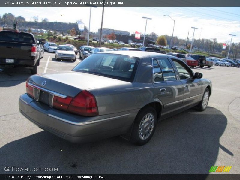 Spruce Green Metallic / Light Flint 2004 Mercury Grand Marquis GS