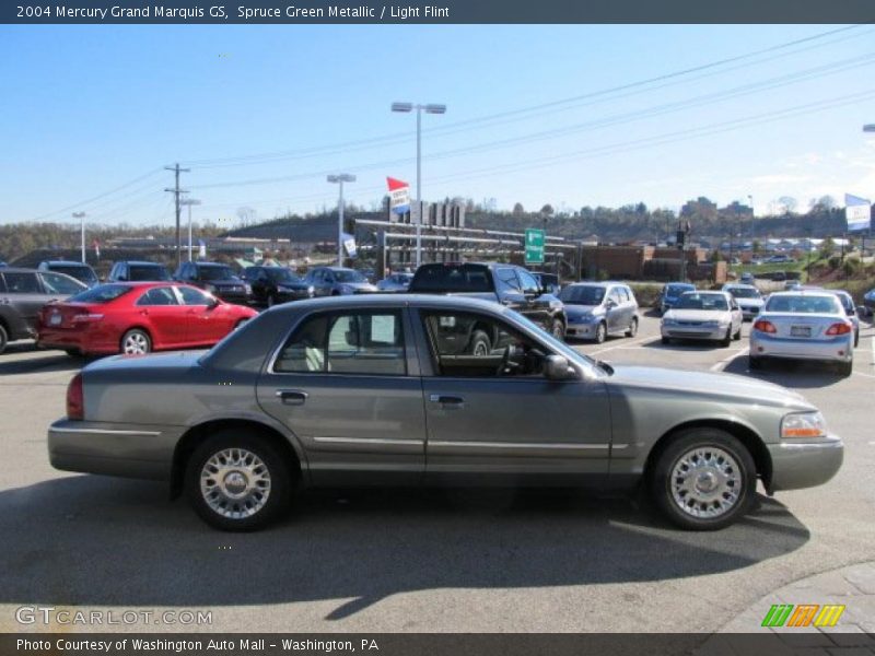 Spruce Green Metallic / Light Flint 2004 Mercury Grand Marquis GS