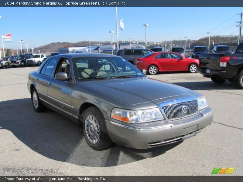 Spruce Green Metallic / Light Flint 2004 Mercury Grand Marquis GS