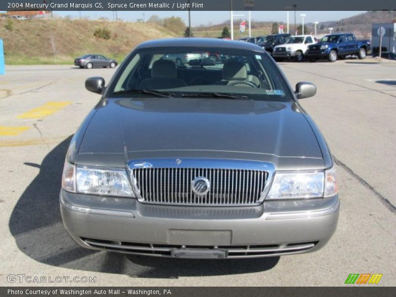 Spruce Green Metallic / Light Flint 2004 Mercury Grand Marquis GS