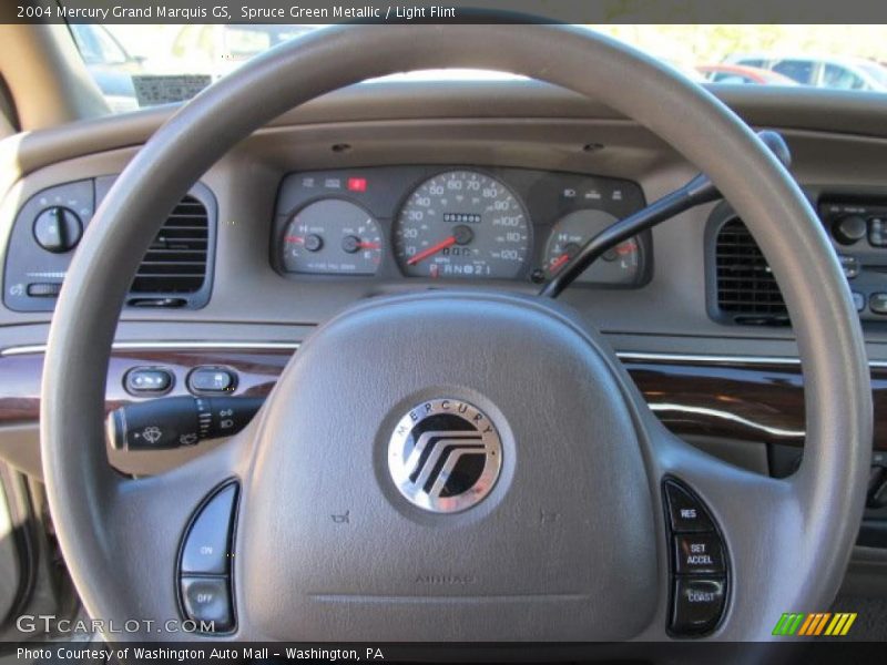 Spruce Green Metallic / Light Flint 2004 Mercury Grand Marquis GS