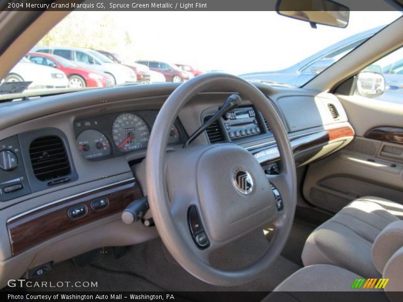 Spruce Green Metallic / Light Flint 2004 Mercury Grand Marquis GS