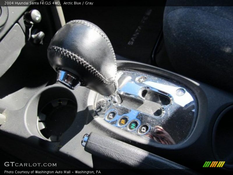 Arctic Blue / Gray 2004 Hyundai Santa Fe GLS 4WD