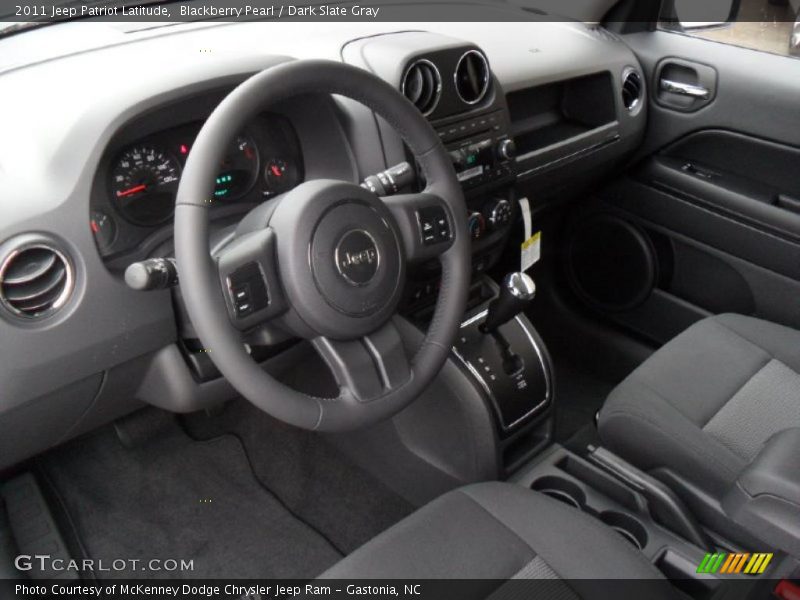 Dark Slate Gray Interior - 2011 Patriot Latitude 