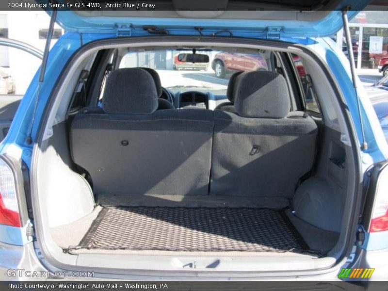 Arctic Blue / Gray 2004 Hyundai Santa Fe GLS 4WD