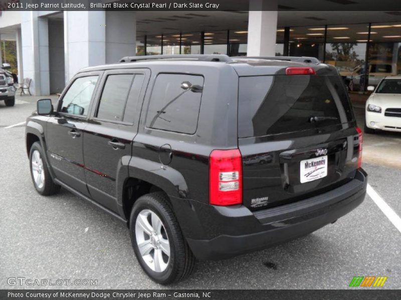 Brilliant Black Crystal Pearl / Dark Slate Gray 2011 Jeep Patriot Latitude