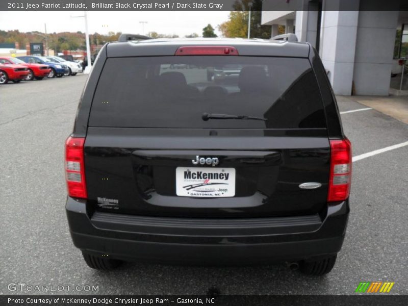 Brilliant Black Crystal Pearl / Dark Slate Gray 2011 Jeep Patriot Latitude