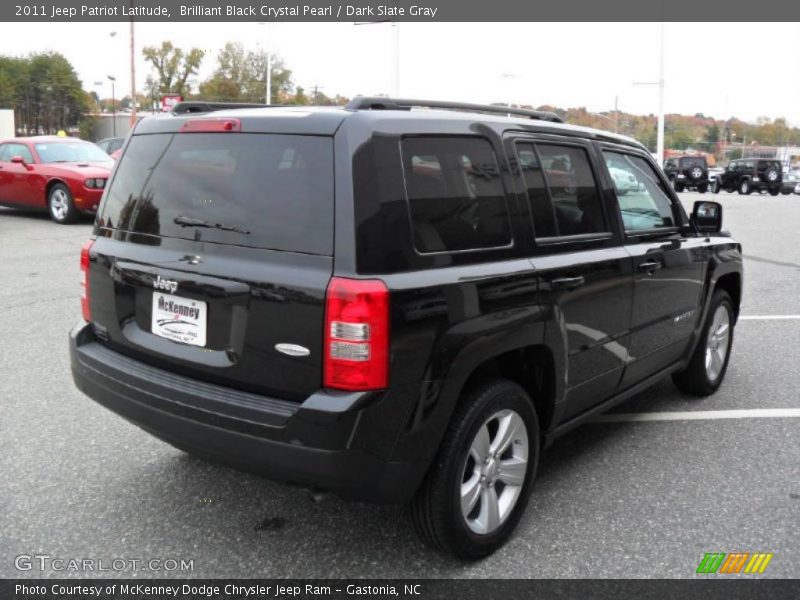 Brilliant Black Crystal Pearl / Dark Slate Gray 2011 Jeep Patriot Latitude