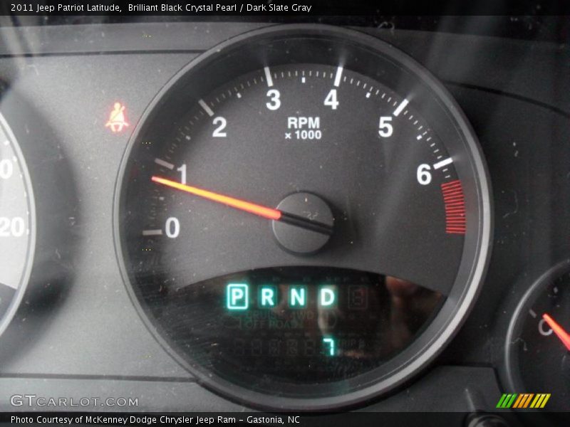 Brilliant Black Crystal Pearl / Dark Slate Gray 2011 Jeep Patriot Latitude