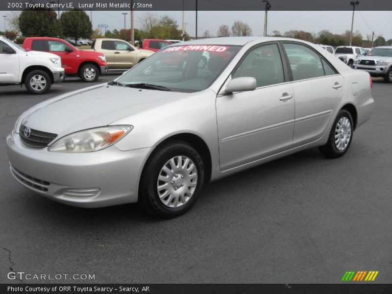 Lunar Mist Metallic / Stone 2002 Toyota Camry LE