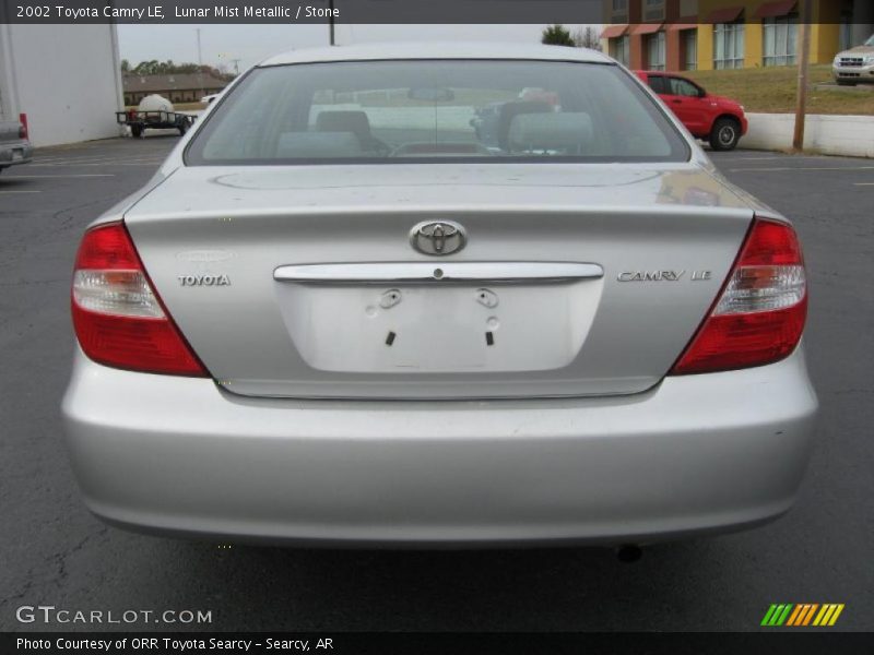 Lunar Mist Metallic / Stone 2002 Toyota Camry LE