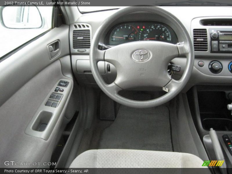 Lunar Mist Metallic / Stone 2002 Toyota Camry LE