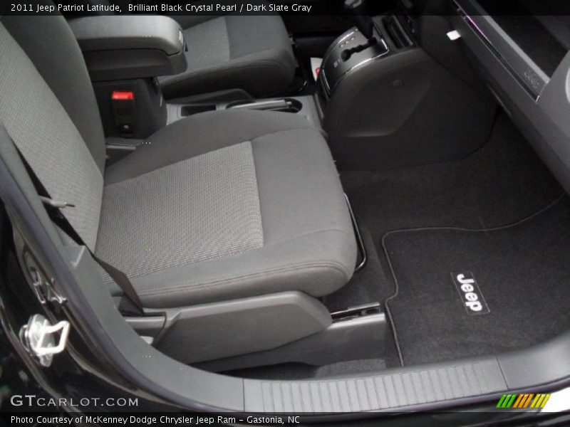 Brilliant Black Crystal Pearl / Dark Slate Gray 2011 Jeep Patriot Latitude