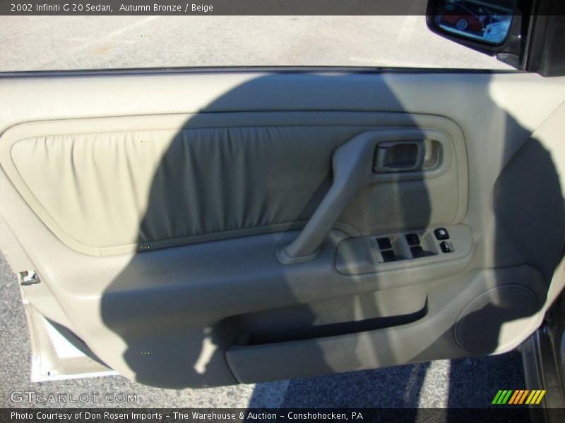 Autumn Bronze / Beige 2002 Infiniti G 20 Sedan