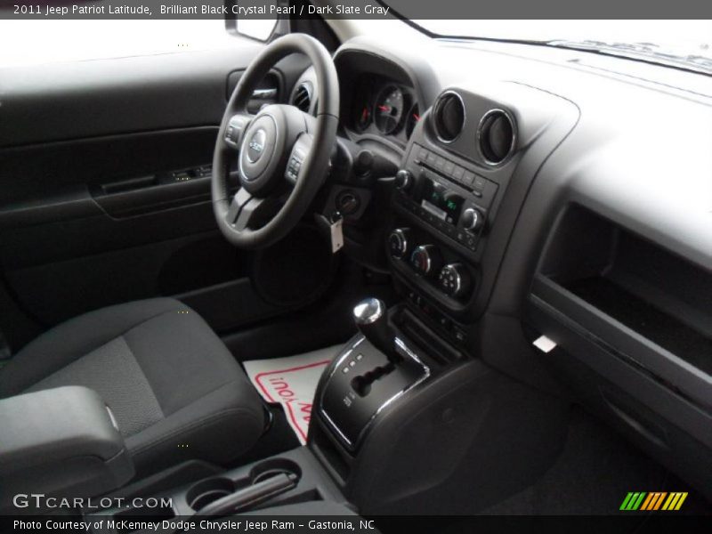Brilliant Black Crystal Pearl / Dark Slate Gray 2011 Jeep Patriot Latitude