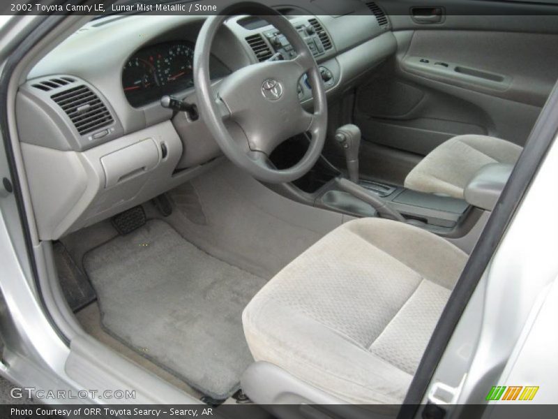 Lunar Mist Metallic / Stone 2002 Toyota Camry LE