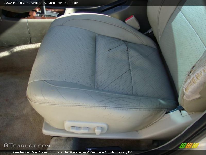 Autumn Bronze / Beige 2002 Infiniti G 20 Sedan