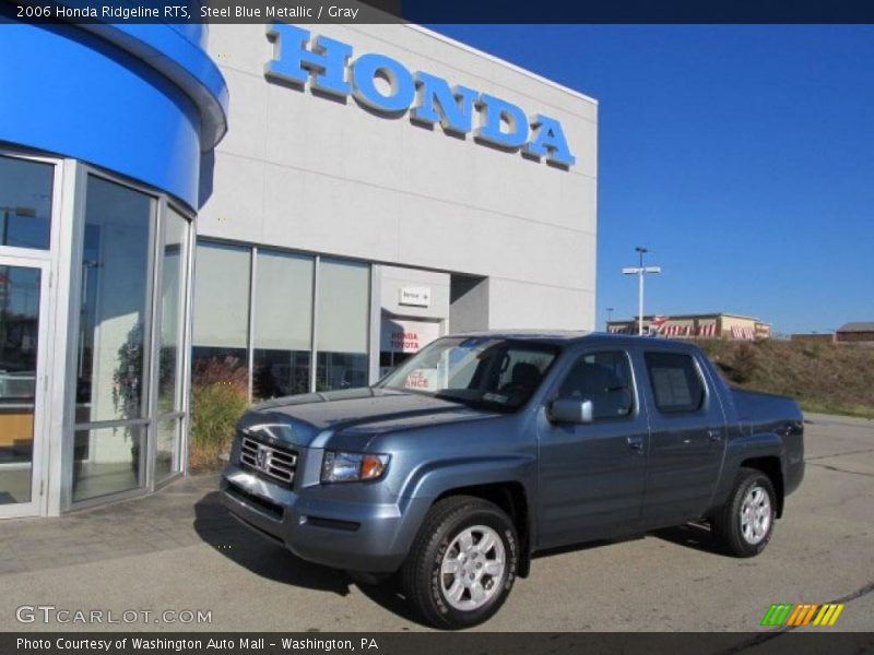 Steel Blue Metallic / Gray 2006 Honda Ridgeline RTS
