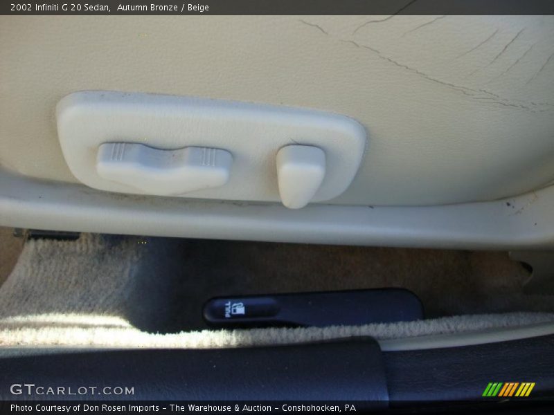 Autumn Bronze / Beige 2002 Infiniti G 20 Sedan