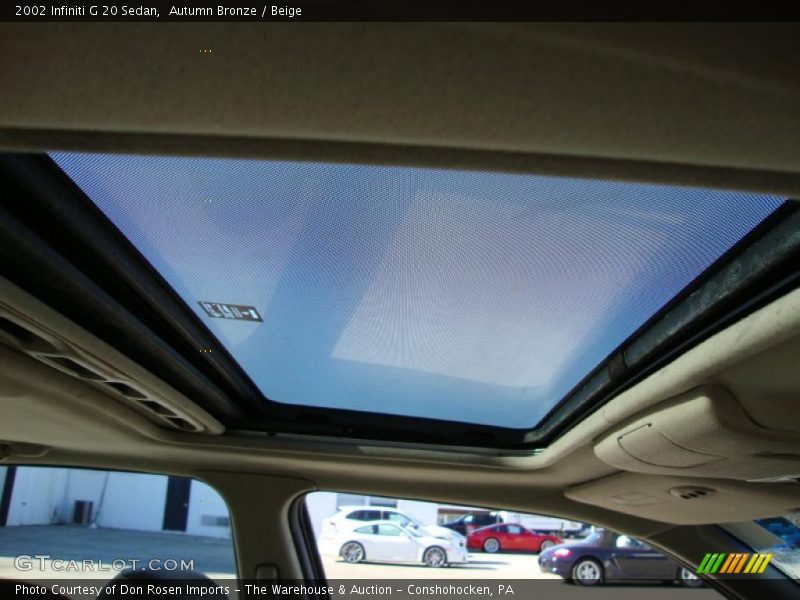 Autumn Bronze / Beige 2002 Infiniti G 20 Sedan