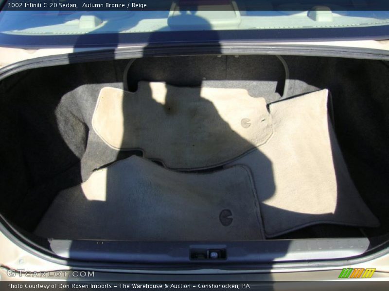 Autumn Bronze / Beige 2002 Infiniti G 20 Sedan