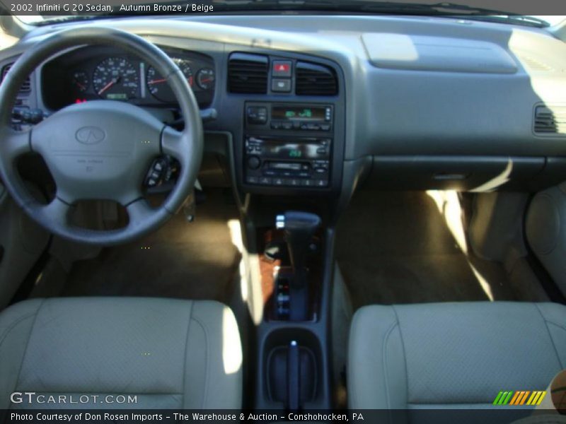 Autumn Bronze / Beige 2002 Infiniti G 20 Sedan