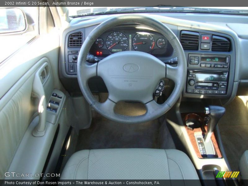 Autumn Bronze / Beige 2002 Infiniti G 20 Sedan