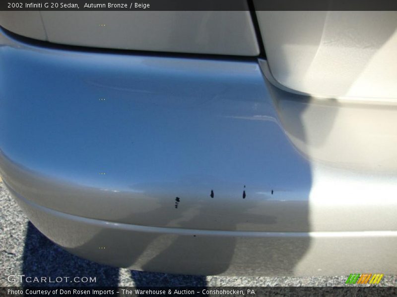 Autumn Bronze / Beige 2002 Infiniti G 20 Sedan