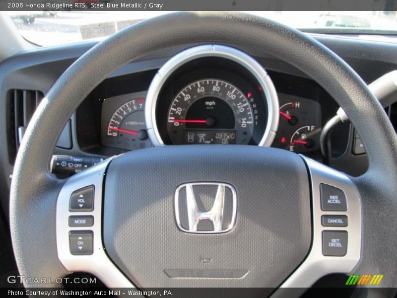 Steel Blue Metallic / Gray 2006 Honda Ridgeline RTS
