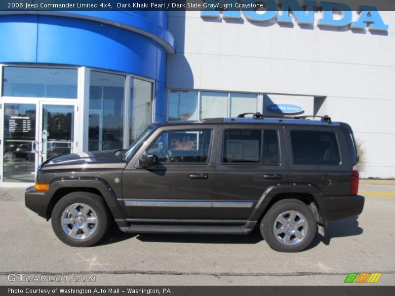 Dark Khaki Pearl / Dark Slate Gray/Light Graystone 2006 Jeep Commander Limited 4x4