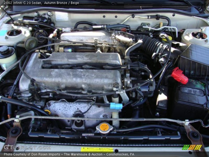  2002 G 20 Sedan Engine - 2.0 Liter DOHC 16-Valve 4 Cylinder