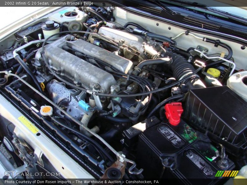  2002 G 20 Sedan Engine - 2.0 Liter DOHC 16-Valve 4 Cylinder