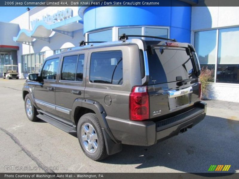 Dark Khaki Pearl / Dark Slate Gray/Light Graystone 2006 Jeep Commander Limited 4x4