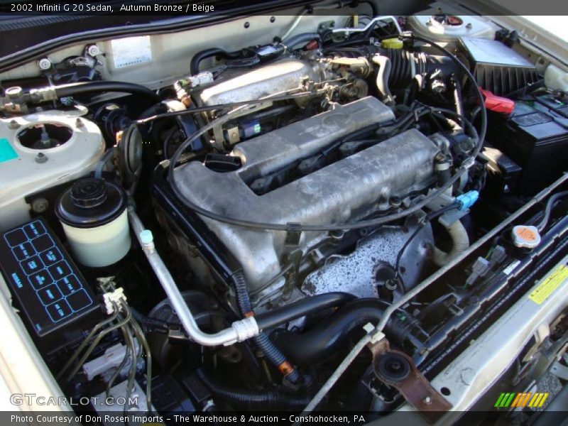  2002 G 20 Sedan Engine - 2.0 Liter DOHC 16-Valve 4 Cylinder