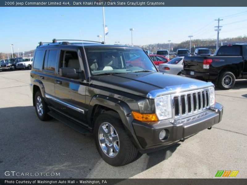 Dark Khaki Pearl / Dark Slate Gray/Light Graystone 2006 Jeep Commander Limited 4x4