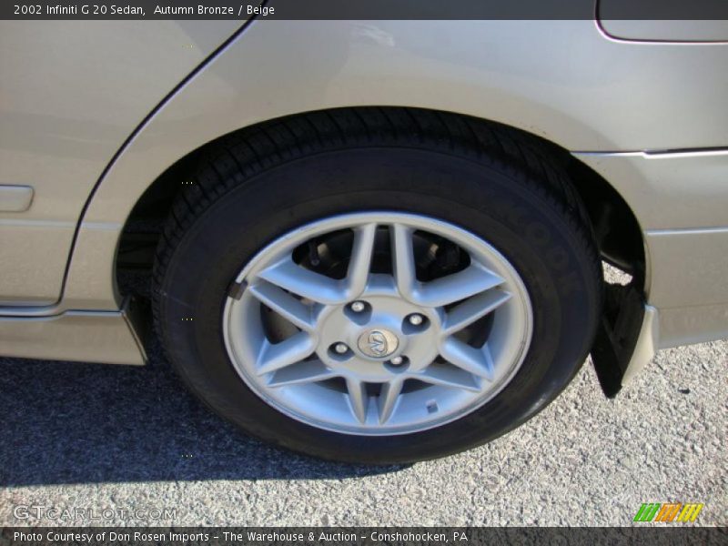 Autumn Bronze / Beige 2002 Infiniti G 20 Sedan