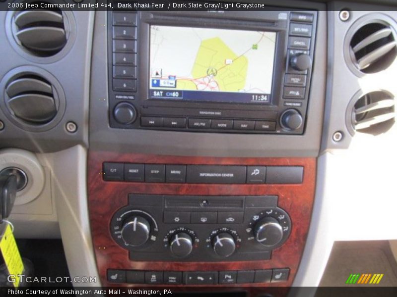 Dark Khaki Pearl / Dark Slate Gray/Light Graystone 2006 Jeep Commander Limited 4x4