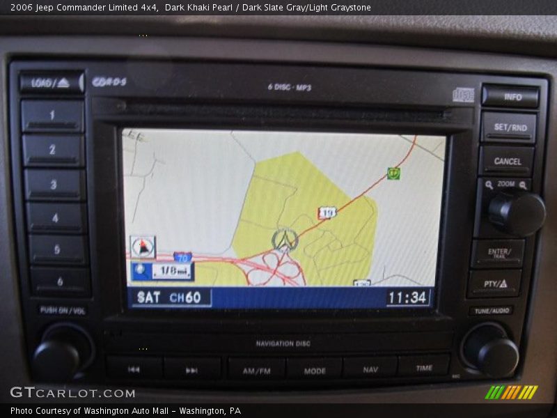 Dark Khaki Pearl / Dark Slate Gray/Light Graystone 2006 Jeep Commander Limited 4x4