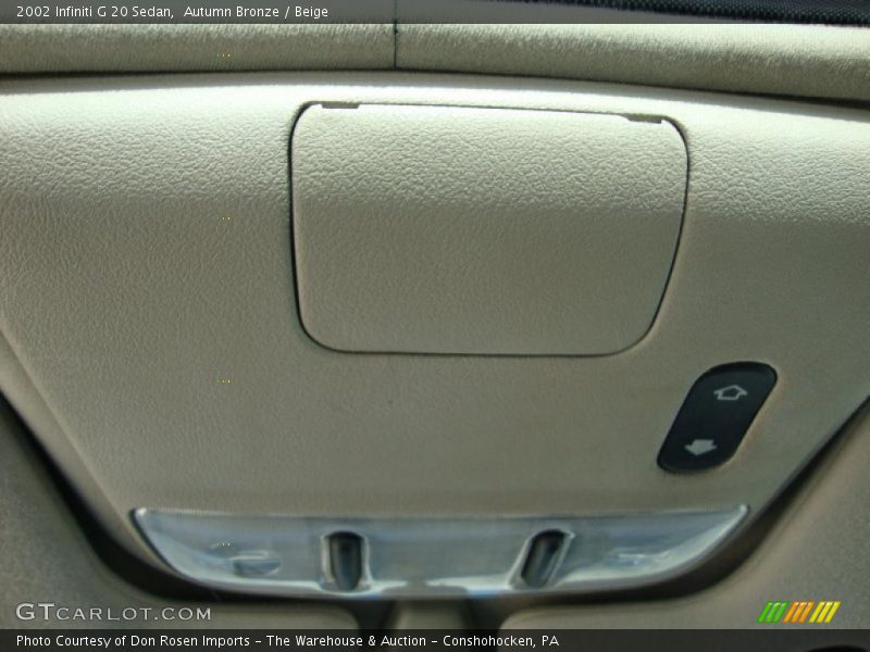 Autumn Bronze / Beige 2002 Infiniti G 20 Sedan