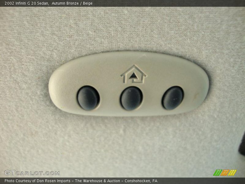 Autumn Bronze / Beige 2002 Infiniti G 20 Sedan