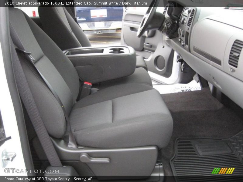 Summit White / Dark Titanium 2010 Chevrolet Silverado 1500 LS Extended Cab