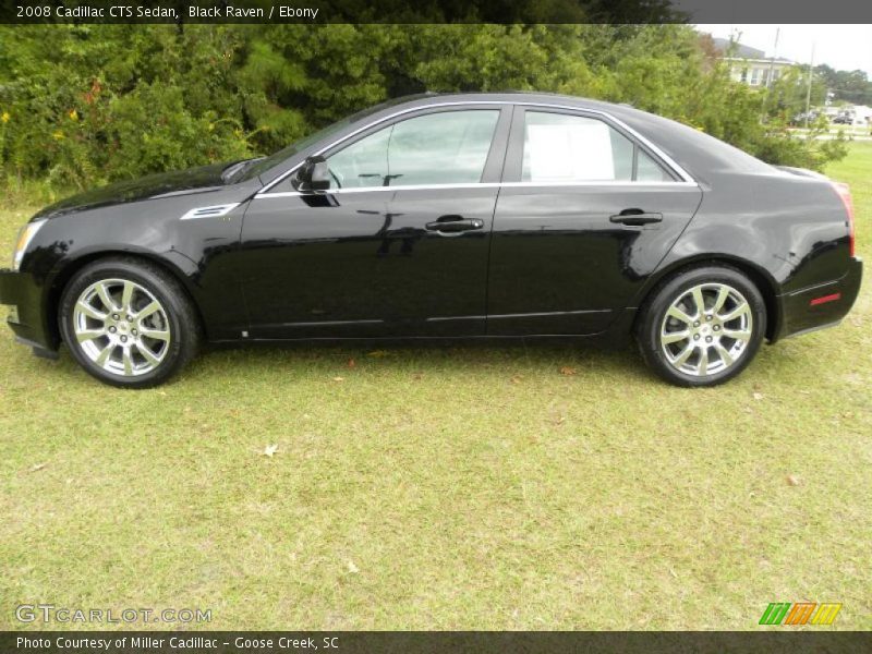 Black Raven / Ebony 2008 Cadillac CTS Sedan