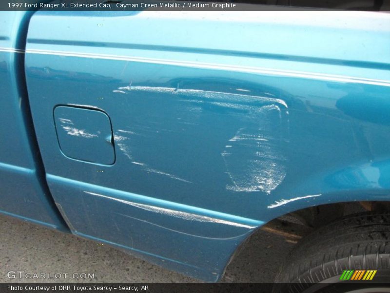 Cayman Green Metallic / Medium Graphite 1997 Ford Ranger XL Extended Cab
