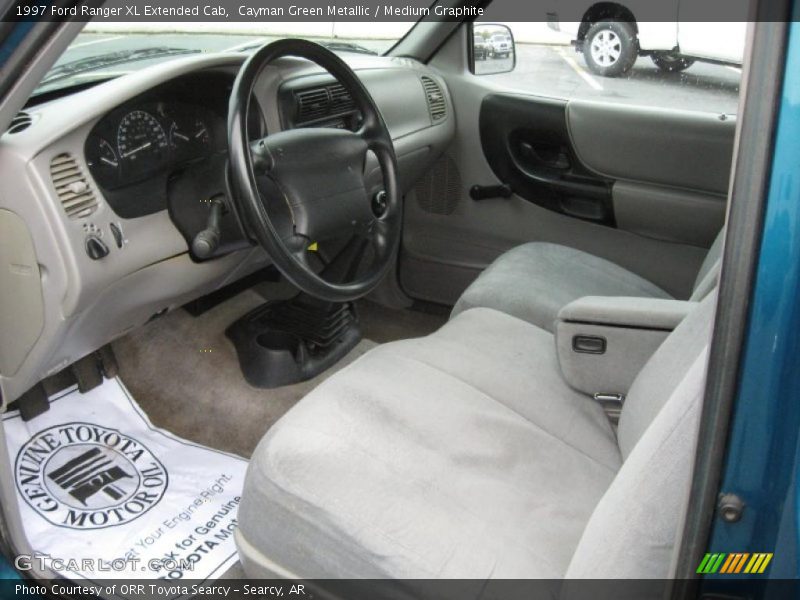 Medium Graphite Interior - 1997 Ranger XL Extended Cab 