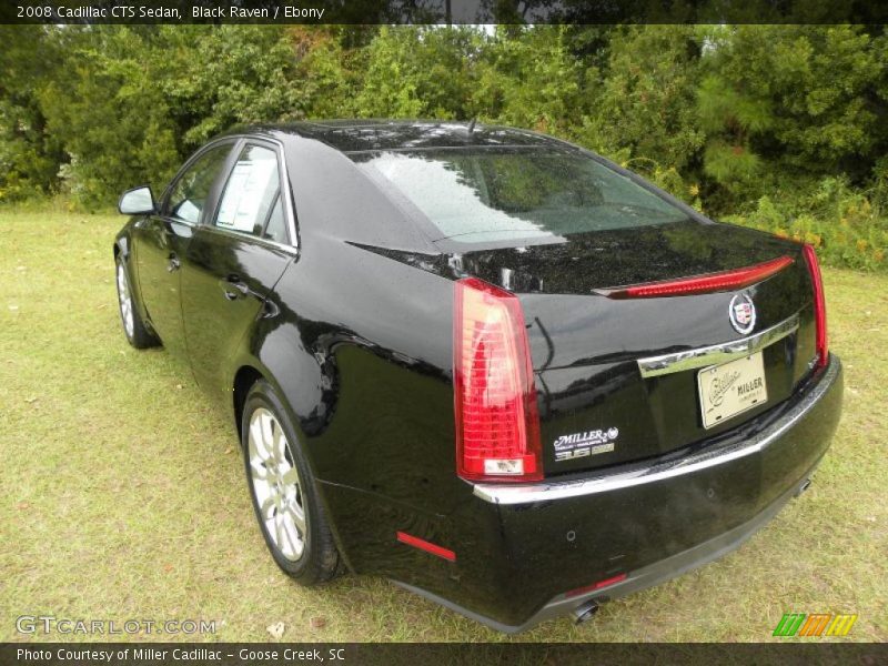 Black Raven / Ebony 2008 Cadillac CTS Sedan