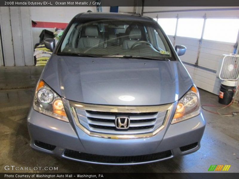 Ocean Mist Metallic / Gray 2008 Honda Odyssey EX-L